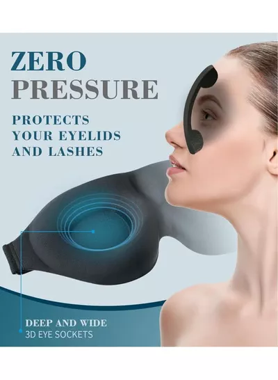Eworld Pack of 2 Memory Foam Butterfly-Shaped Cervical Pillow for Shoulder and Neck Pain Relief, Ergonomic Orthopedic Support for Side, Back, and Stomach Sleeping, Washable Cover & 2 Sleeping Eye Masks Include-8