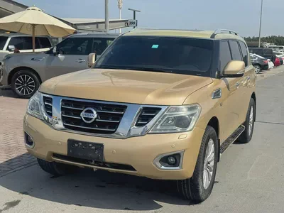 Nissan patrol 2014 fullopshin gold color GCC calen car-2