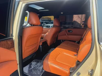 Nissan patrol 2014 fullopshin gold color GCC calen car-4