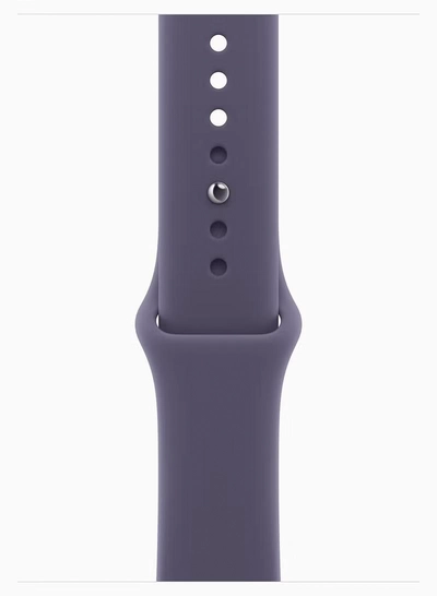 Apple Watch Series 11 GPS 46mm - Silver Aluminium Case With Purple Fog Sport Band - M/L-1