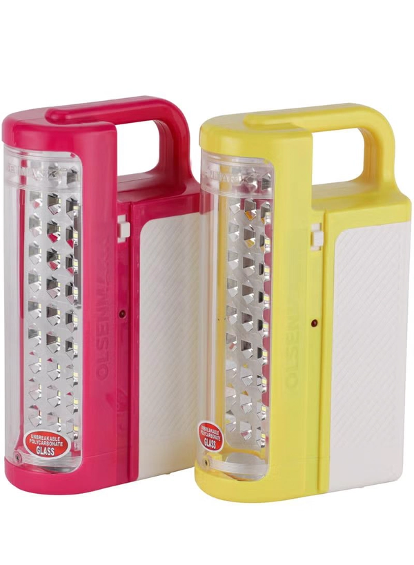 Olsenmark 2 in 1 Rechargeable emergency LED Lantern OME2836, 30 Super Bright SMD LED, Energy Efficient, over charge protection