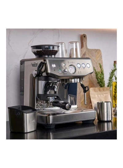Breville Barista Express Impress Espresso Machine BES876BTR – Assisted Tamping, Built-in Grinder, Rich Espresso 2 L 1850 W BES876BTR Black Truffle-2