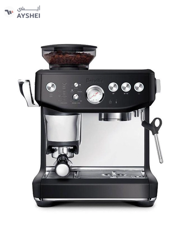 Breville Barista Express Impress Espresso Machine BES876BTR – Assisted Tamping, Built-in Grinder, Rich Espresso 2 L 1850 W BES876BTR Black Truffle