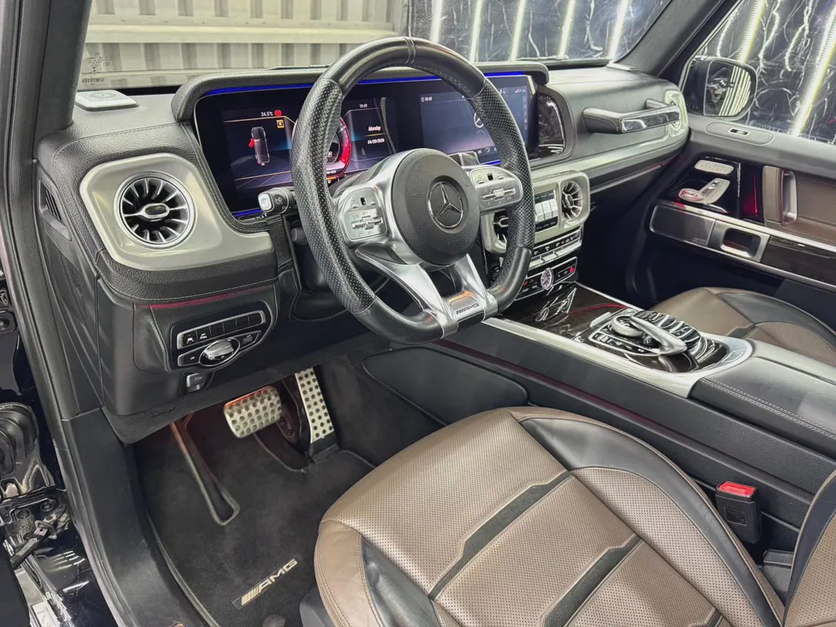G63 AMG 2019 | 4.0L V8 Twin turbo | 9 Speed |GCC | Well Maintained-9-9