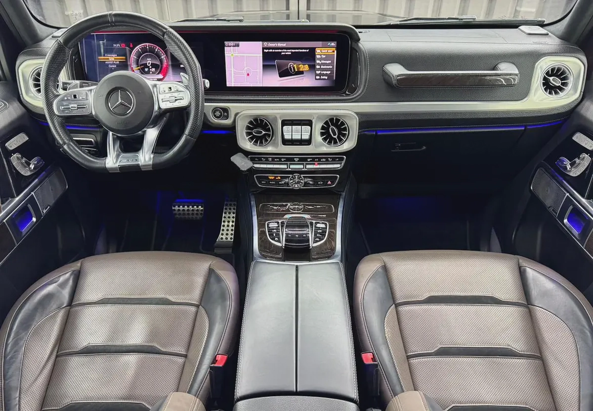 G63 AMG 2019 | 4.0L V8 Twin turbo | 9 Speed |GCC | Well Maintained-18-18