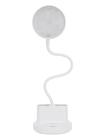 Geepas Rechargeable Reading Lamp | Table Light with Phone Holder | Perfect for Studying, Working, Travelling, Used at Home and Office| Lithium Battery- 15 Hours Time | 2 Years Warranty GDL53040-1