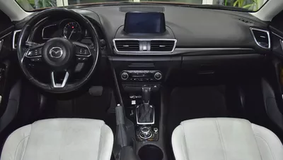 EXCELLENT DEAL for our Mazda 3 ( 2017 Model ) in Red Color GCC Specs-10