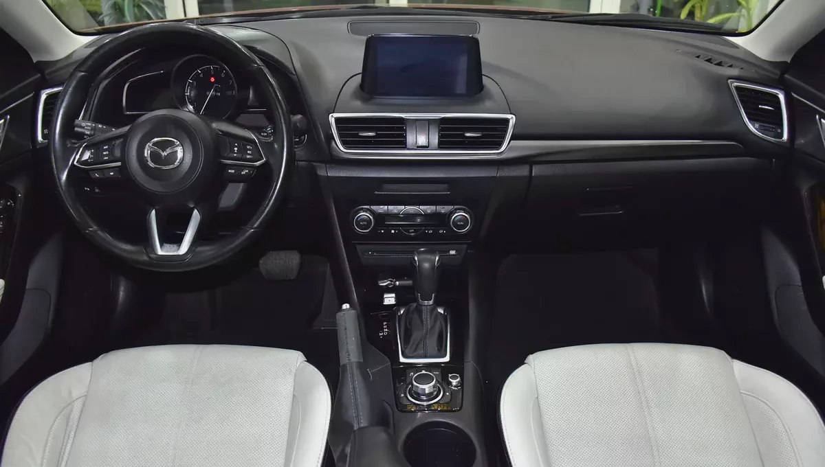 EXCELLENT DEAL for our Mazda 3 ( 2017 Model ) in Red Color GCC Specs-10-10
