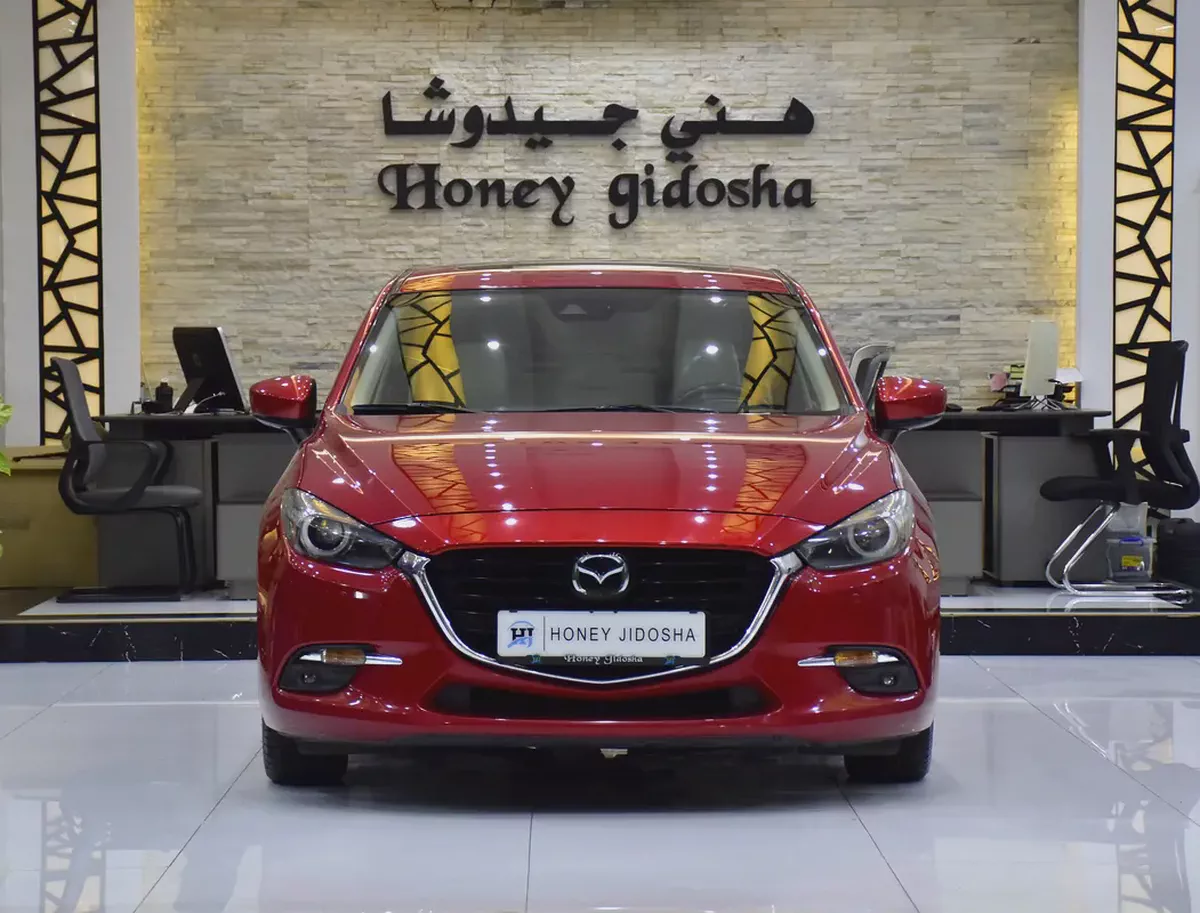 EXCELLENT DEAL for our Mazda 3 ( 2017 Model ) in Red Color GCC Specs