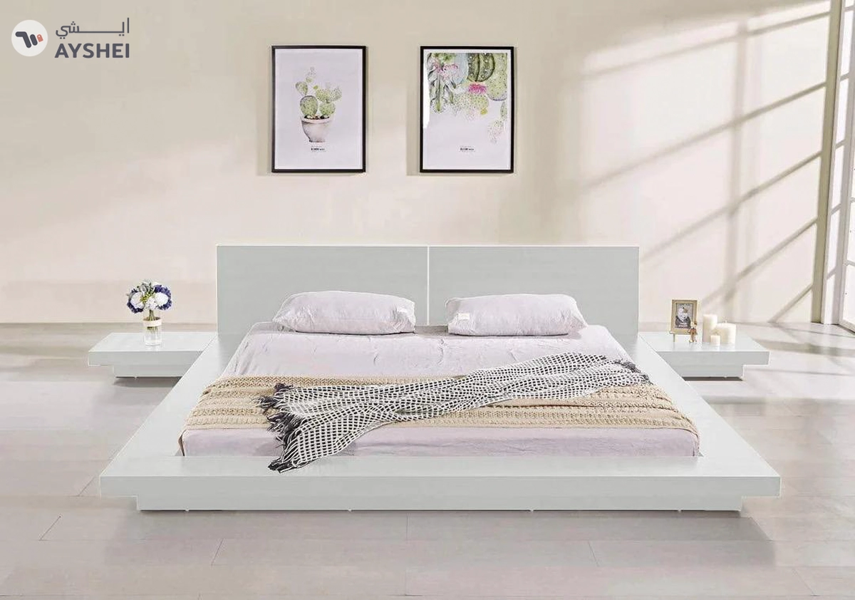 Kyoto Japanese Bed with 2 side tables-5-5