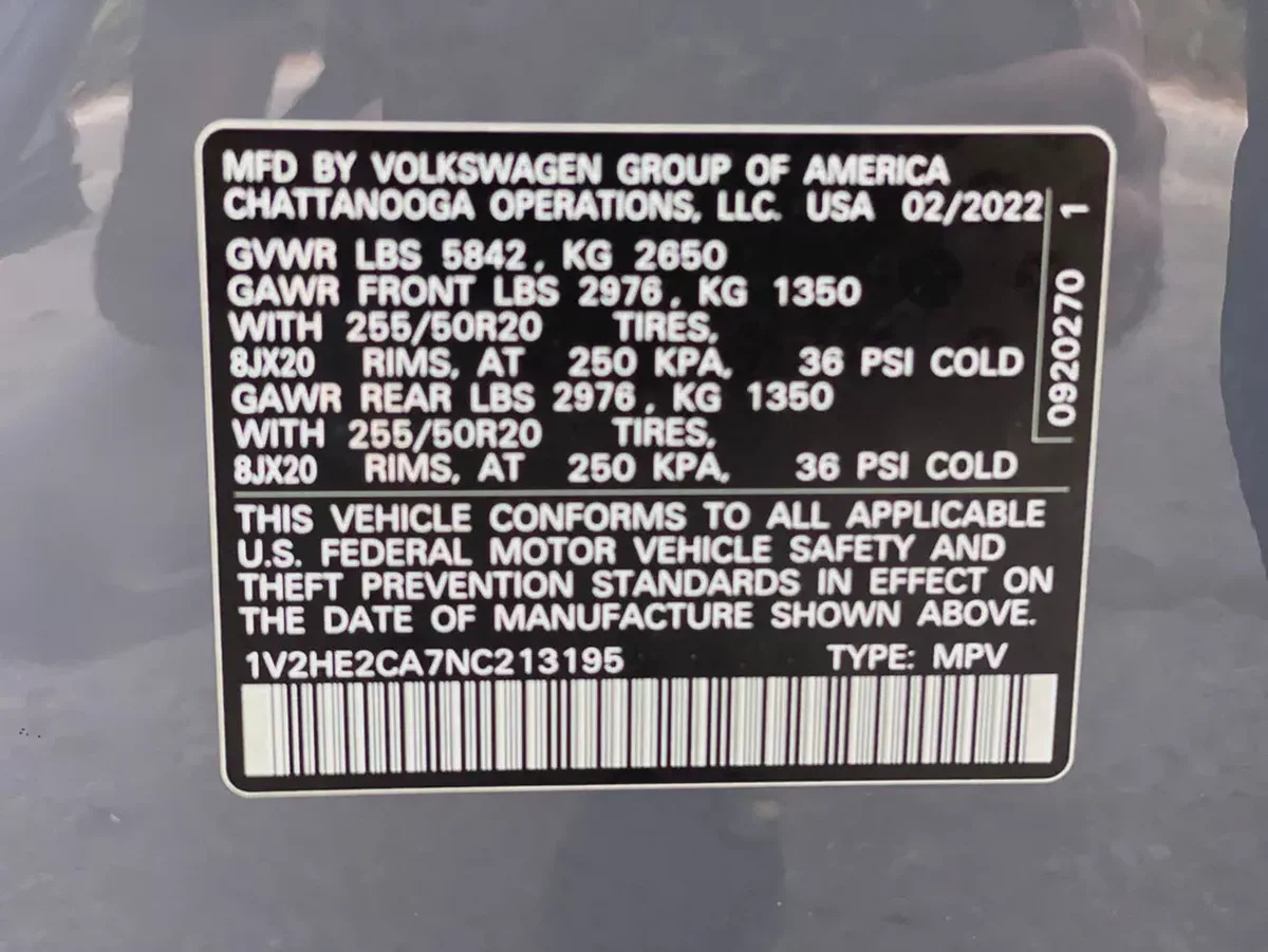 Volkswagen Atlas SE 2022 | American Specs | Well Maintained-14-14