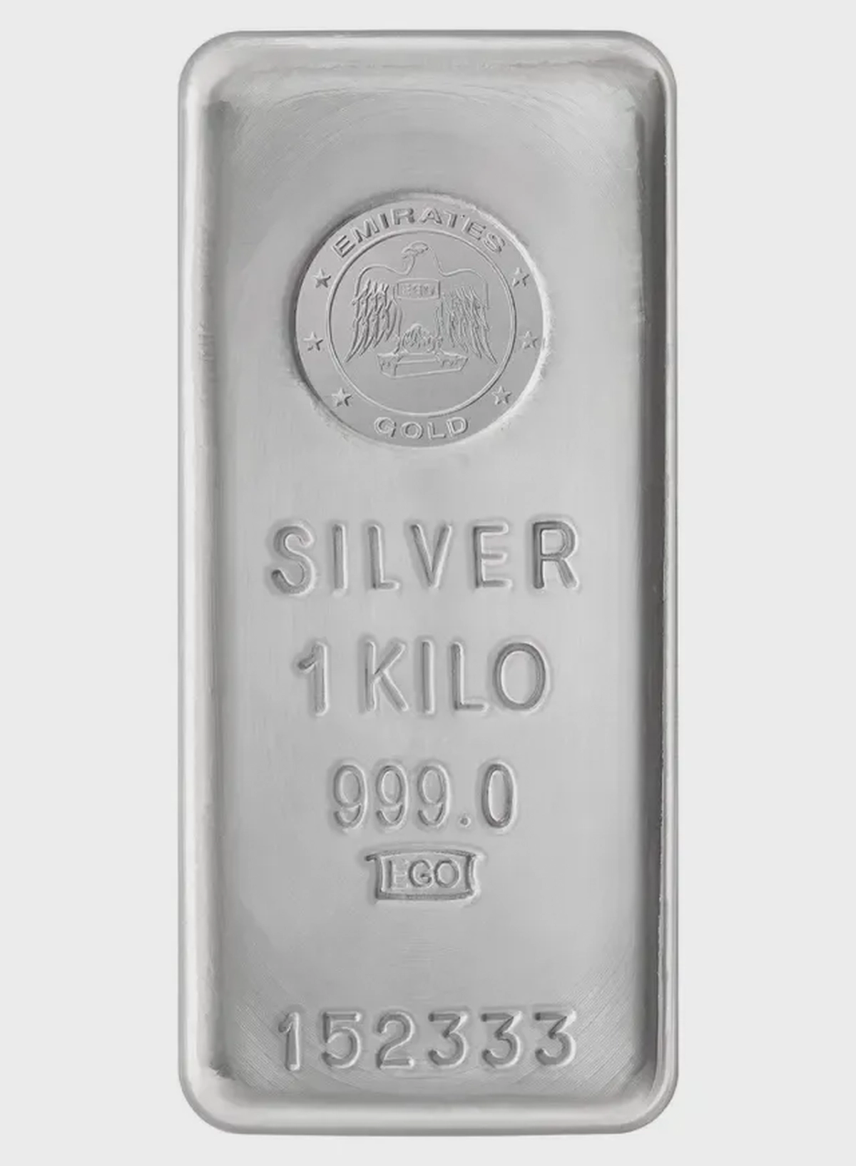 Emirates 1kg Pure Silver Bar 999 - 1 Kilogram - Variable Design-1-1