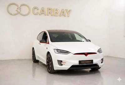 AED 1311 PM | TESLA MODEl X P75D 2017 | WELL MAINTAINED | 1 YEAR WARRANTY | GCC-9