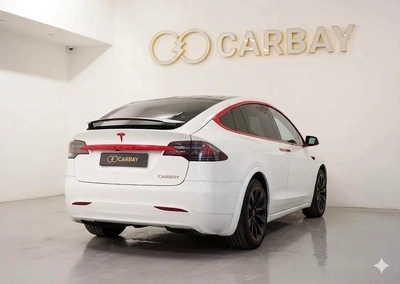 AED 1311 PM | TESLA MODEl X P75D 2017 | WELL MAINTAINED | 1 YEAR WARRANTY | GCC-11