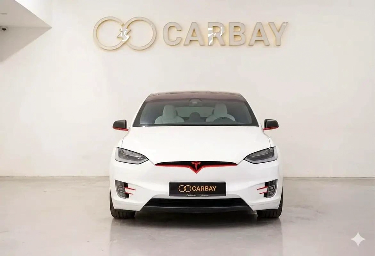 AED 1311 PM | TESLA MODEl X P75D 2017 | WELL MAINTAINED | 1 YEAR WARRANTY | GCC-3-3