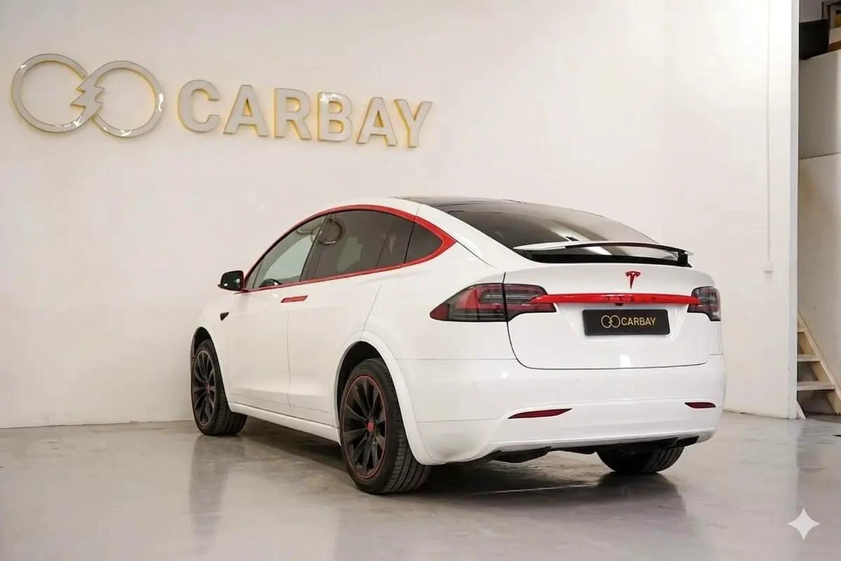 AED 1311 PM | TESLA MODEl X P75D 2017 | WELL MAINTAINED | 1 YEAR WARRANTY | GCC-4-4