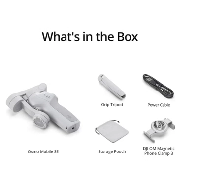 dji OSMO Mobile SE Intelligent Gimbal, 3-Axis Phone Gimbal, Android And iPhone Gimbal-1
