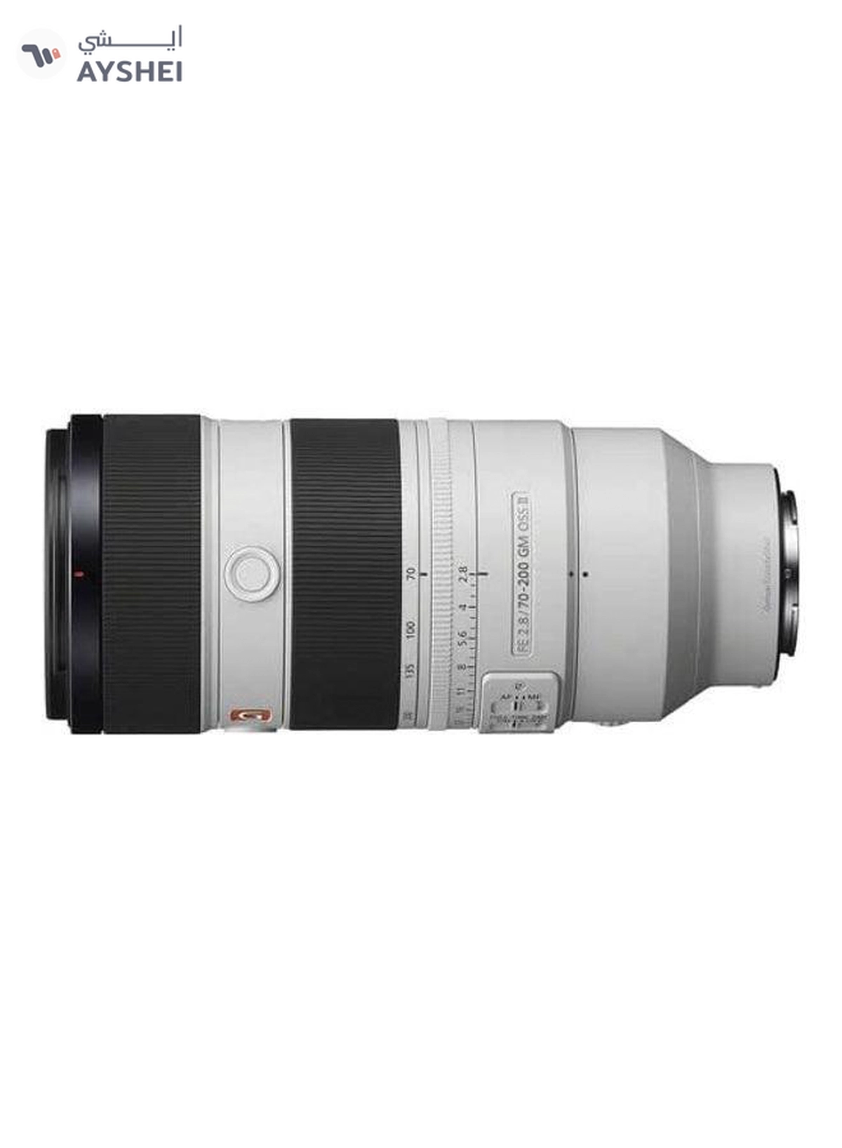 Sony FE 70 200mm F2.8 GM OSS II Full Frame Constant Aperture telephoto Zoom G Master Lens SEL70200GM2, White-0-0