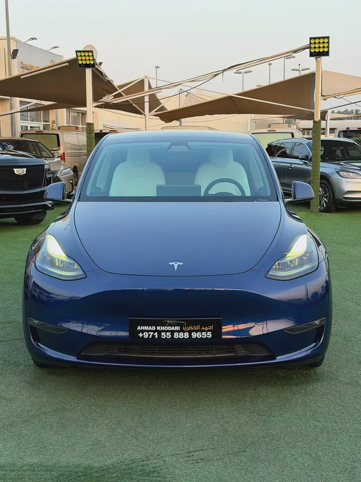 (2023) TESLA Y //LONG RANGE// GCC -UNDER WARRANTY--2-2