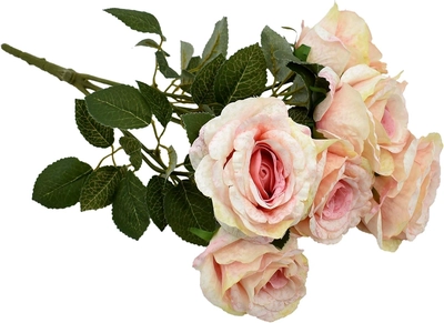 Yatai 7/Heads Luxury Silk Rose Flowers Artificial Plants For Home Bridal Wedding Party Decoration-1