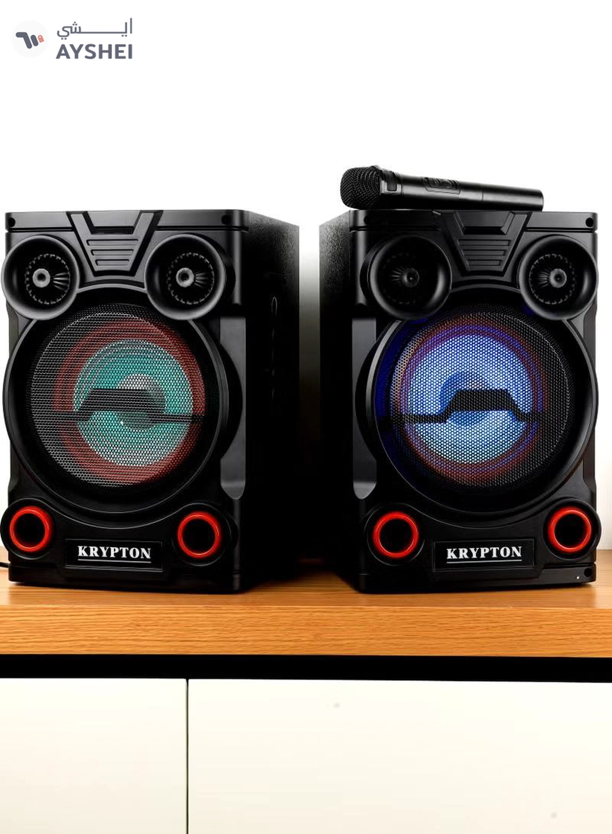 KRYPTON 2.0 Professional Speaker with Remote & Microphone, KNMS5195-1-1