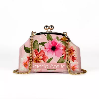 Silk Road - Pink Bouquet Bag-0