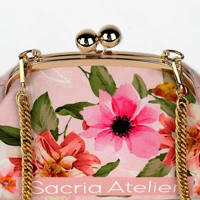 Silk Road - Pink Bouquet Bag-2