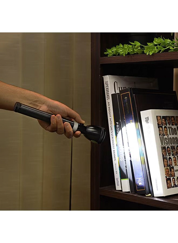 Olsenmark Rechargeable LED Flashlight Black