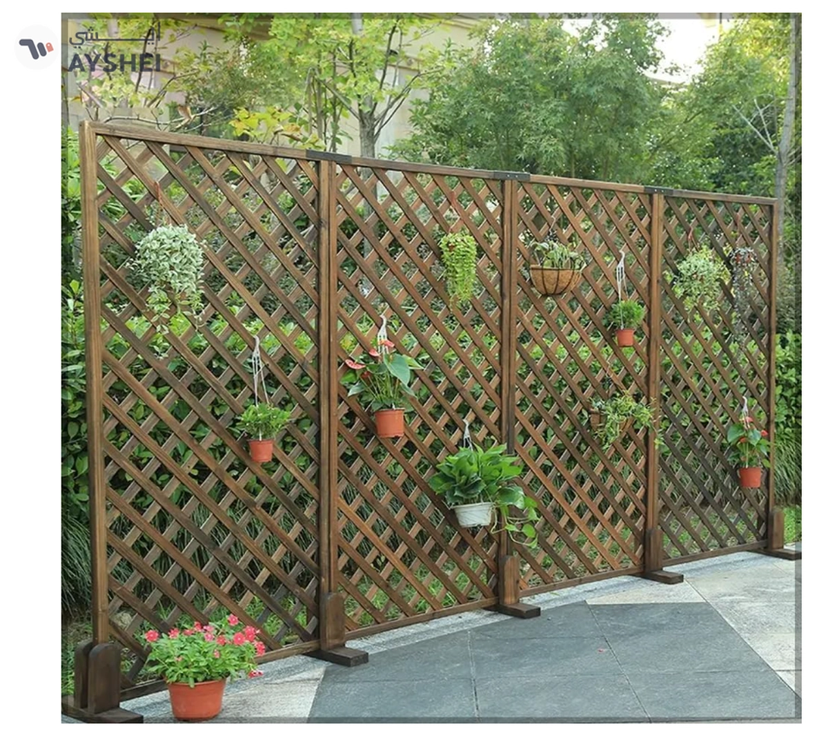 RAINTREE Garden Fence for Climbing Pots Flowers Plant | Garden Fence Wall for Outside-2-2