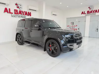 لاند روفر ديفندر 110 X P400 اسود / زعفراني 2021 (وارد كلين )-0