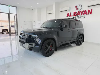 لاند روفر ديفندر 110 X P400 اسود / زعفراني 2021 (وارد كلين )-1