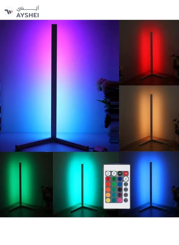 TUYA Smart RGB LED Floor Lamp Modern Minimalism Color Changing LED Dimmable Torchiere 20W 140CM