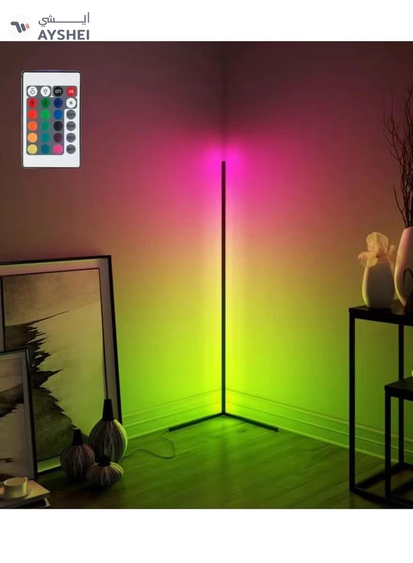 TUYA Smart RGB LED Floor Lamp Modern Minimalism Color Changing LED Dimmable Torchiere 20W 140CM