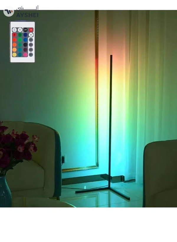 TUYA Smart RGB LED Floor Lamp Modern Minimalism Color Changing LED Dimmable Torchiere 20W 140CM