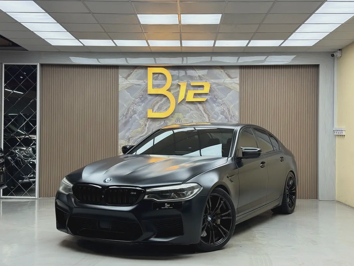 Stunning BMW M5 Competition 2018 | GCC Specs | Low Mileage | Pristine Condition-1-1