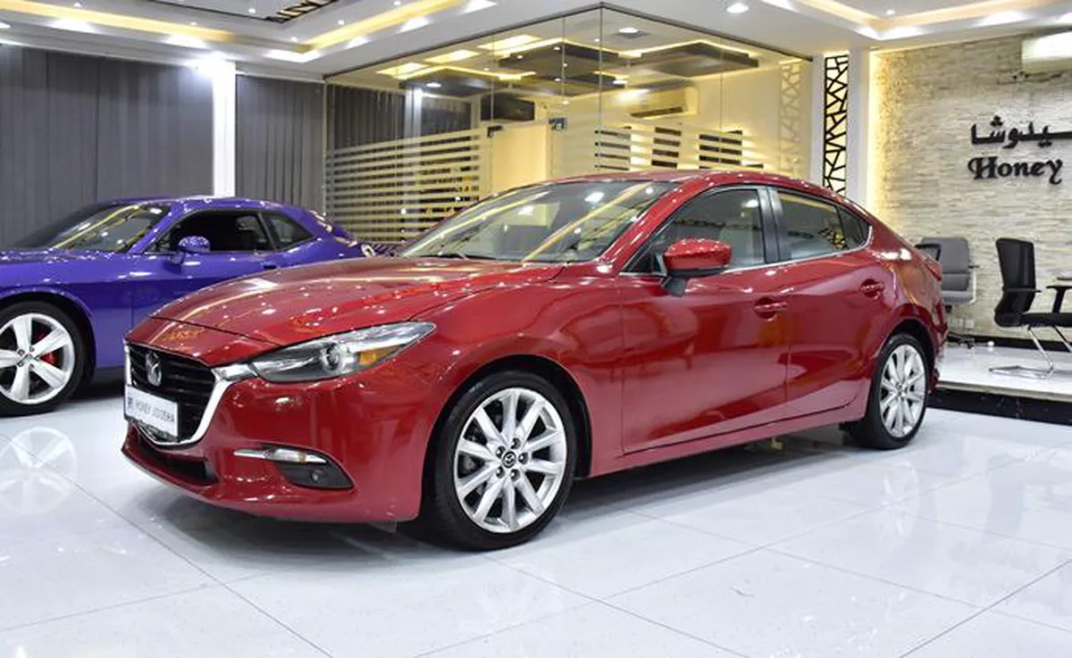 Mazda 3 ( 2017 Model ) in Red Color GCC Specs-4-4