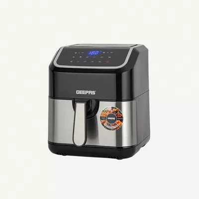 GEEPAS Digital Air Fryer - Equipped With Vortx Air Frying Technology| Oil Free Cooking Digital Display With Touch Screen-0