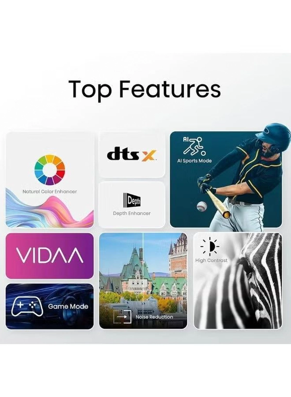Hisense 43-Inch Full HD Smart LED TV | VIDAA OS, Bezel-less Design