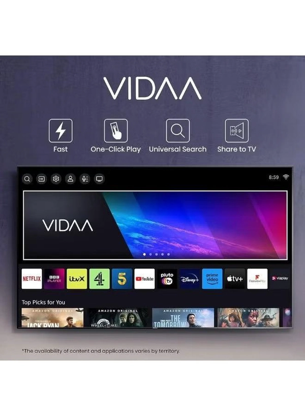 Hisense 43-Inch Full HD Smart LED TV | VIDAA OS, Bezel-less Design