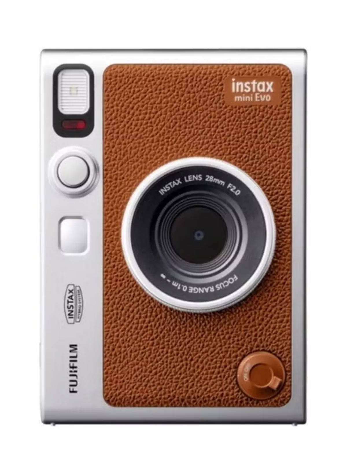 FUJIFILM Instax Mini EVO Hybrid Instant Camera – Brown (USB-C) | Instant Print with Digital Preview, Creative Modes & Built-In Selfie Mirror-2-2