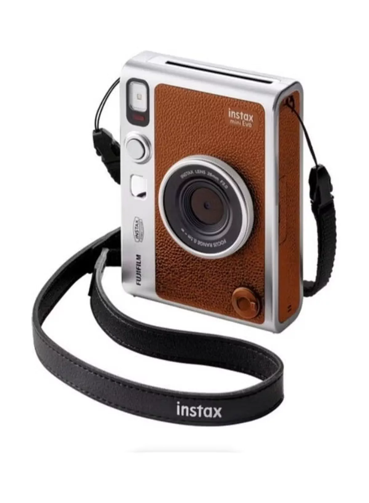 FUJIFILM Instax Mini EVO Hybrid Instant Camera – Brown (USB-C) | Instant Print with Digital Preview, Creative Modes & Built-In Selfie Mirror-3-3