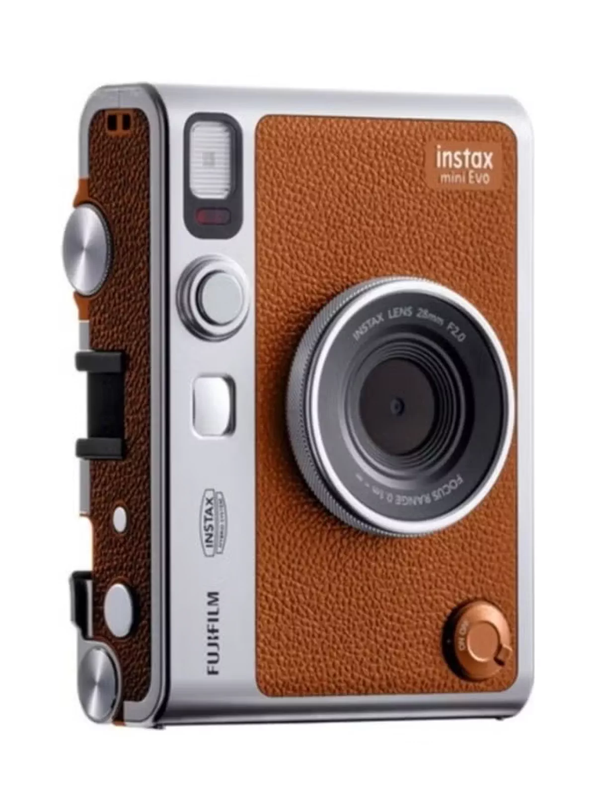 FUJIFILM Instax Mini EVO Hybrid Instant Camera – Brown (USB-C) | Instant Print with Digital Preview, Creative Modes & Built-In Selfie Mirror-4-4