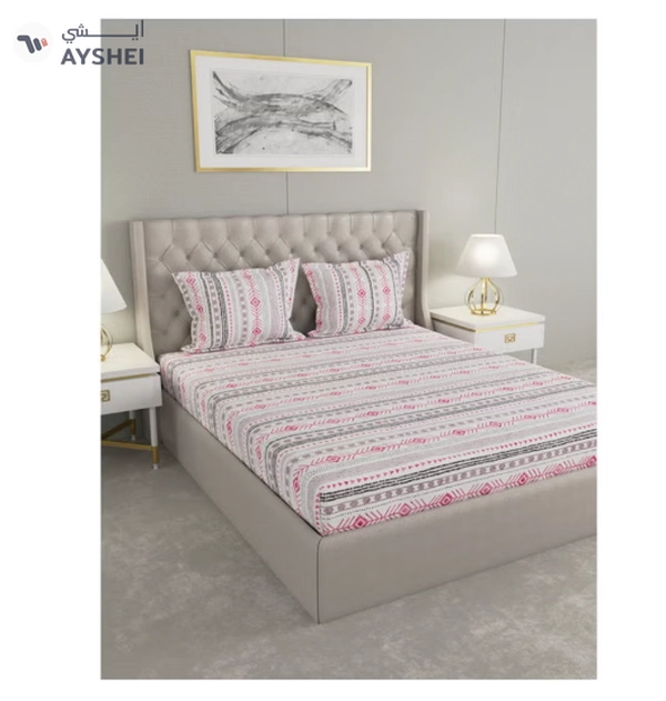 Raymond Home King Flat Sheet Super Soft 140 TC Pure Cotton