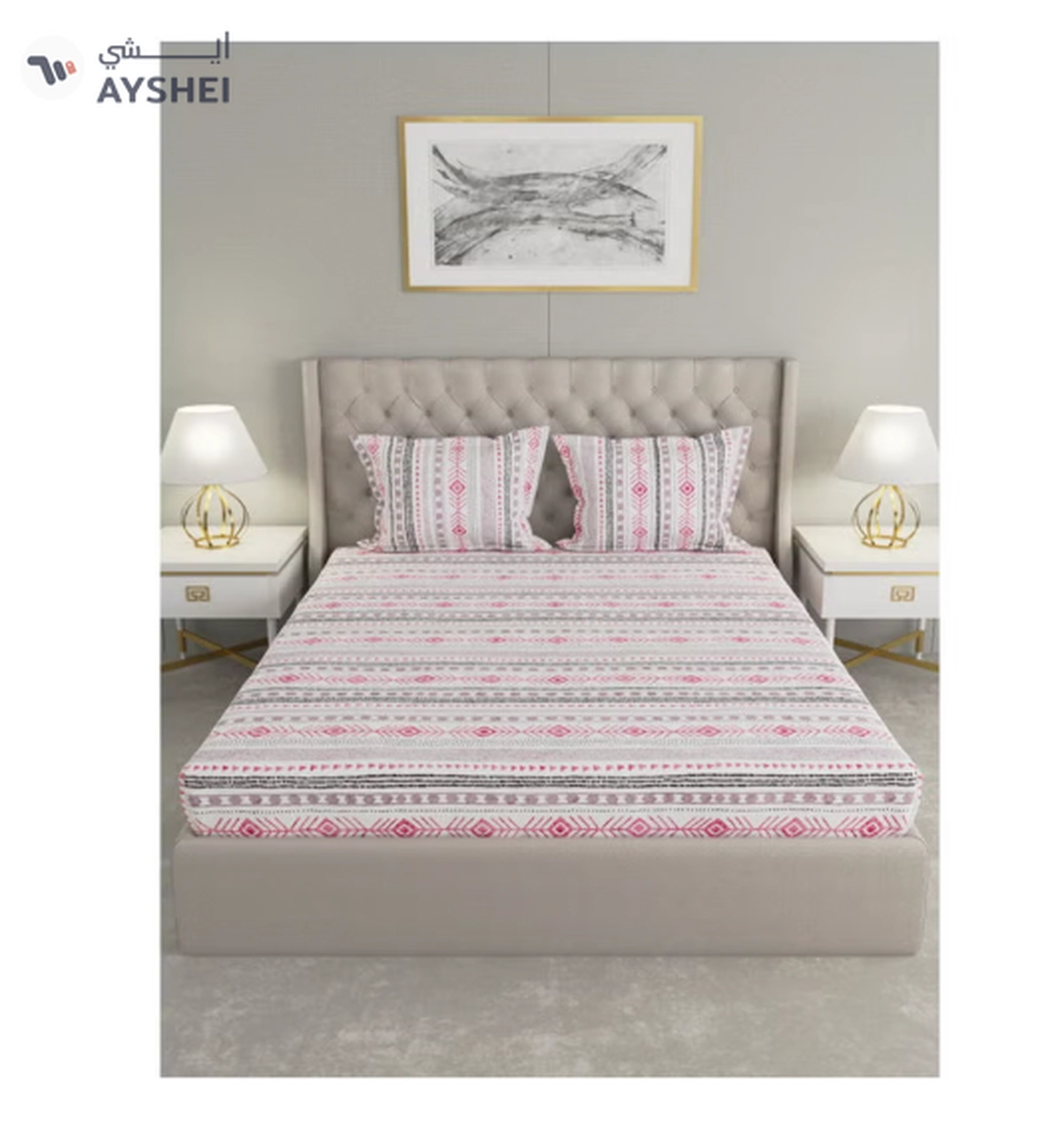 Raymond Home King Flat Sheet Super Soft 140 TC Pure Cotton-1-1