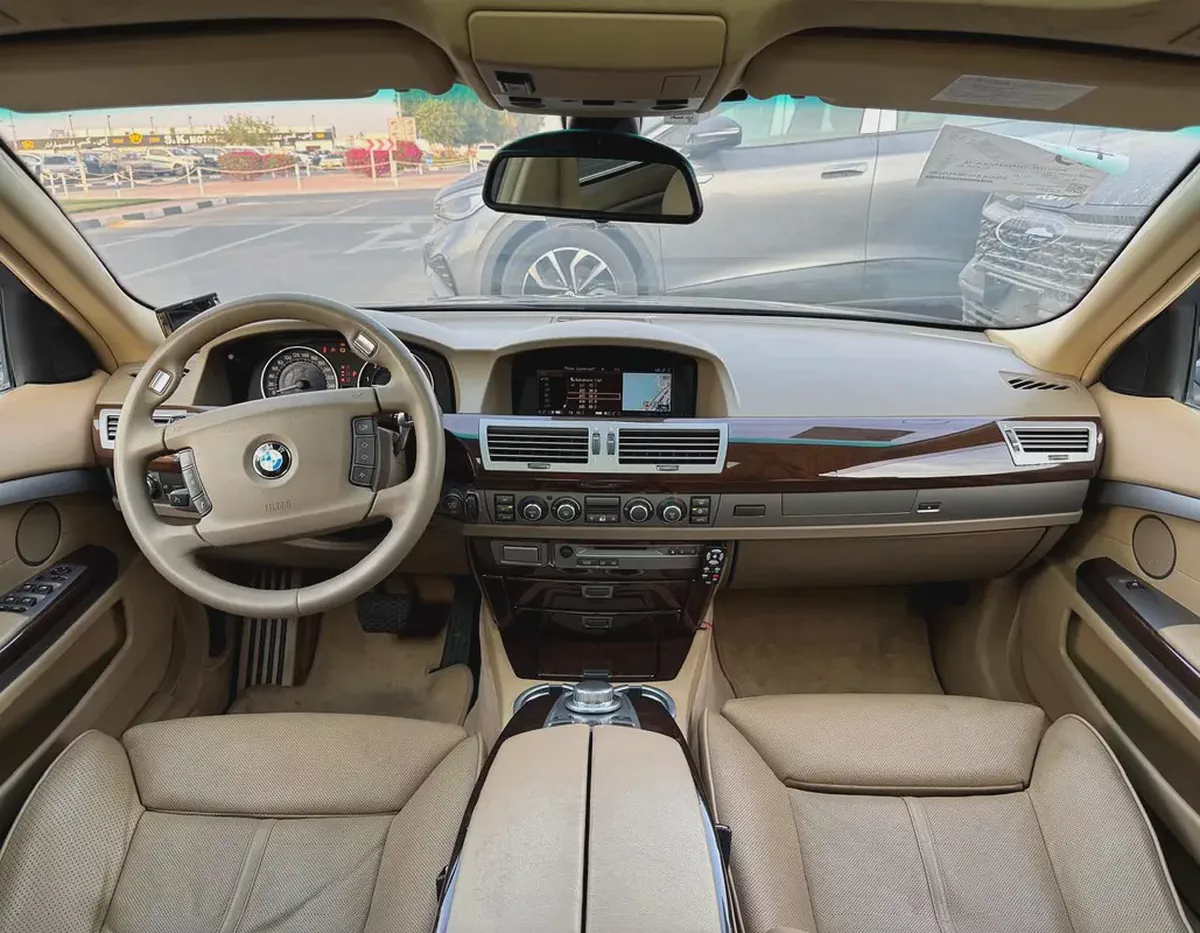 BMW | 7 SERIES | 750i | 2007 | BEIGE INTERIOR | ONLY : 85,885 KM | JAPAN IMPORT | CLEAN TITLE-3-3