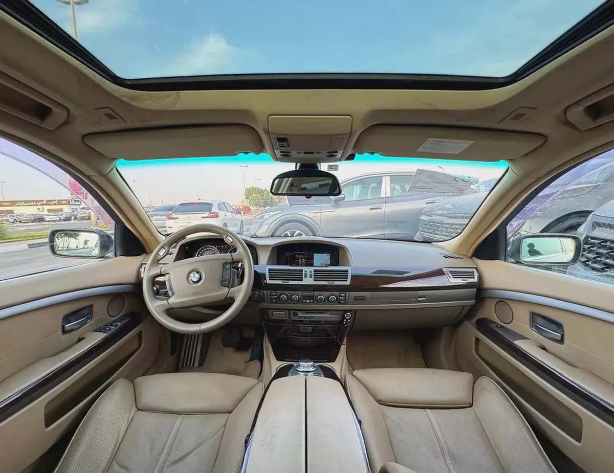 BMW | 7 SERIES | 750i | 2007 | BEIGE INTERIOR | ONLY : 85,885 KM | JAPAN IMPORT | CLEAN TITLE-8-8